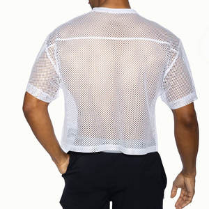 Maillot de football américain vierge en maille pour la vente en gros, T-shirt de sport, Maillot d'entraînement de football pour enfants pour les fêtes - Product Image 2