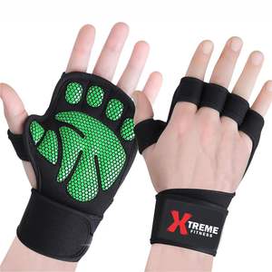 Guantes de Levantamiento de Pesas Ventilados para Hombre y Mujer, Guantes de Gimnasio sin Dedos para Ejercicio, Fitness, Levantamiento de Pesas y Cross Training - Product Image 5