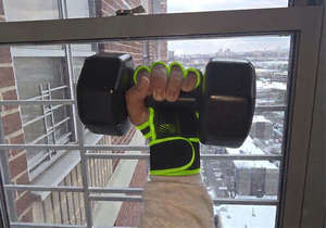 CLOVIX SPORTS Heavyweight Gym Grip Pads Breathable Lifting <b>Gloves</b> Non Slip Palm Protection For Bodybuilding Training - Product Image 2