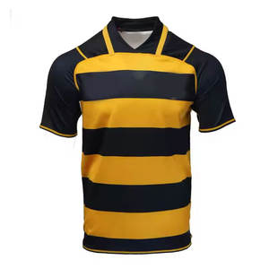 Maillots de rugby pour hommes et femmes, vêtements de football de rugby durables et respirants, chemises de sport d'équipe, uniformes de rugby personnalisables - Product Image 1