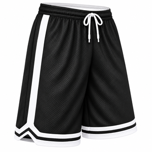 Pantalones Cortos de Baloncesto de Alta Calidad para Hombre, Transpirables, de Malla, con Ribete en Contraste, Pantalones Deportivos, Conjunto de Pantalones Cortos de Baloncesto Personalizados para Hombre - Product Image 3