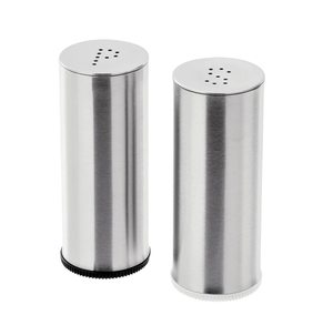 Ensemble de salières et poivrières en acier inoxydable de haute qualité, étanches et compatibles lave-vaisselle, pour le sel, le sucre, la cannelle et les épices - Product Image 1