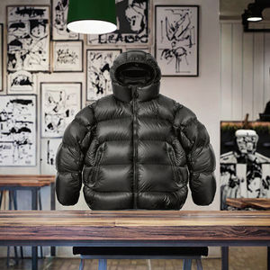 Chaqueta de Invierno para Hombre, Estilo Urbano, Transpirable, Impermeable, con Cierre, Cuello Alto, Acolchada, con Logotipo Bordado en la Parte Delantera, Personalizable - Product Image 3