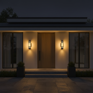 Flush Mount Wall <b>light</b> Viet Nam CM Decor steel/inox Living Room / Bedroom / Hallway Constant <b>Light</b> 3500K (Warm White) LED Black - Product Image 5