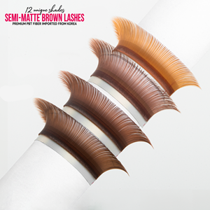 Charmlash <b>Lash</b> Extensions Wholesale Brown <b>Lash</b> Extension Trays Mink <b>Volume</b> Eyelash Natural Looking Custom Logo - Product Image 1