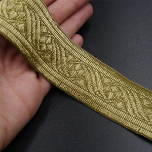 Trenzas Metálicas de la Mejor Calidad con Diseño en Relieve, Trenzas Nuevas Personalizadas para Coser, Decoración de Ropa, Adornos para Prendas - Product Image 5