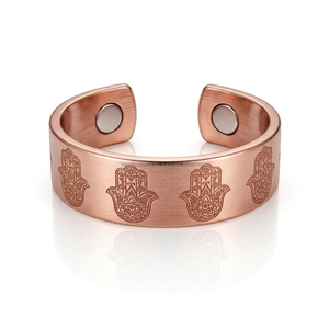 Bague Unisexe Ajustable Œil Turc Esotérique en Bio Aimant – Bijoux Dévotionnels en Gros - Product Image 2