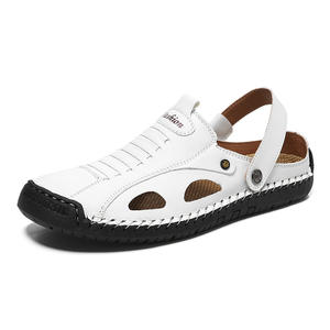 2026 New Men's Comfort Soft Leather Non-Slip Slip-On Casual Hollow <b>Shoes</b> <b>for</b> <b>Elderly</b> - Product Image 4