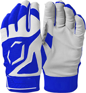 Guantes de Bateo de Béisbol Profesionales de Cuero Aislados y Antideslizantes Hechos a Medida OEM, Guantes de Bateo de Softbol de Alta Calidad con Dedos Completos - Product Image 1