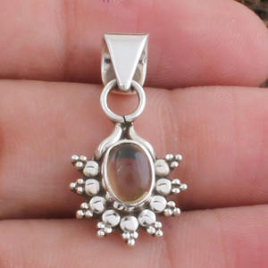 Colgante de Citrino Natural, Collar de Plata de Ley 925, Gema Amarilla Hecha a Mano para Mujer, Piedra de Nacimiento de Noviembre, Venta al por Mayor - Product Image 6