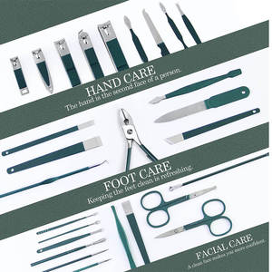 Ensemble de manucure et pédicure multifonction en acier inoxydable robuste avec sac portable - Product Image 5
