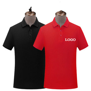 Camisas de Golf para Hombre 100% Algodón Verde Sólido, Manga Corta, Secado Rápido, Antiencogimiento, Tejido de Punto con Estampado por Transferencia de Calor, Venta al Por Mayor - Product Image 1