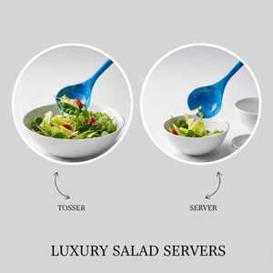 Luxury Design <b>Top</b> Selling Handcrafted Colorful <b>Resin</b> Salad Serving Spoon Fork Spork Set Premium Quality Dishwasher Safe - Product Image 3