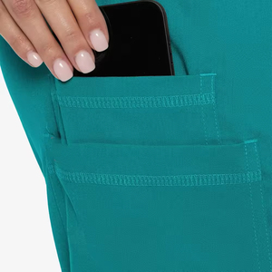 Pantalon de travail médical unisexe personnalisable avec logo brodé, pantalon confortable pour médecins et infirmières, vêtements d'hôpital - Product Image 6