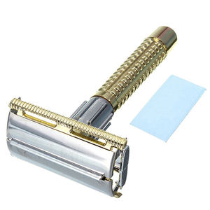 Rasoir de sécurité professionnel à double lame avec lame de rechange gratuite, écologique, en nylon, prise EU, pour le visage, le corps, les aisselles et les doigts - Product Image 4
