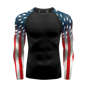 Rashguard professionnel pour hommes à manches longues, séchage rapide, pour entraînement sportif et gym, fabricant premium, commandes en gros - Product Image 1