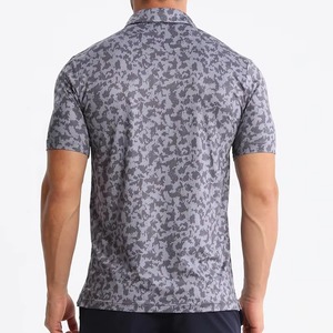 Camiseta Polo Personalizada con Cuello Rígido OEM, Logotipo Personalizado, Camisetas Polo con Impresión Digital de Moda para Hombre - Product Image 3