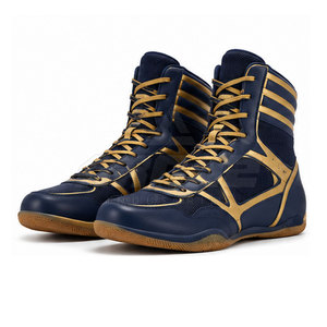 Chaussures de boxe professionnelles avec soutien de la cheville et chaussures de boxe haut de gamme pour l'entraînement compétitif - Product Image 3