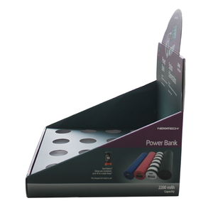 Exhibidores de Cartón Corrugado Reciclable Personalizados para Escritorio, para Electrónicos, con Cierre Magnético, Impresión a Cuatro Colores - Product Image 4