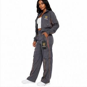 Premium Quality <b>Women</b> <b>Windbreaker</b> Tracksuit Durable Lightweight Outfit For Sports Travel And Everyday Comfort - Product Image 5