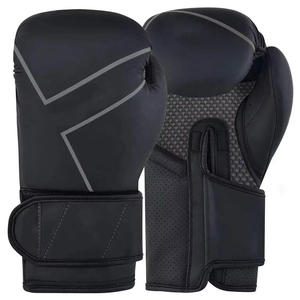 Custom Design High Quality Boxing <b>Gloves</b> Genuine Leather Professional Training <b>Moisture</b> Wicking Hook Loop Closure Adult OEM - Product Image 1