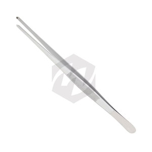Pinces à tissus en acier inoxydable à 3x4 dents, 5 1/2 pouces, instruments chirurgicaux de préhension et de maintien conformes à la norme de sécurité MOL - Product Image 2