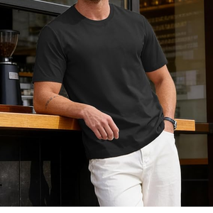 Men's Cotton Crewneck <b>T</b>-<b>Shirt</b> Short Sleeve Plain Tee <b>Moisture</b> <b>Wicking</b> Casual Solid Color <b>T</b> <b>Shirt</b> Manufactured in Bangladesh - Product Image 4