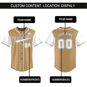 Diseño Único, Jersey de Béisbol al por Mayor, Personalizado, Crea Tu Propio Jersey de Béisbol Transpirable a Precio Económico - Product Image 4