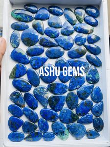 พลอยอะซูไรต์ธรรมชาติทรงหลวมคุณภาพสูงสำหรับทำเครื่องประดับระดับห้าดาว - Product Image 2