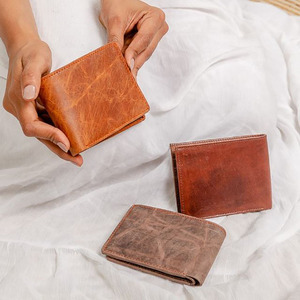 Portefeuille en cuir élégant pour homme, fin, anti-RFID, fournisseur en gros, OEM, export, design fin, style décontracté, en vente à bas prix - Product Image 3