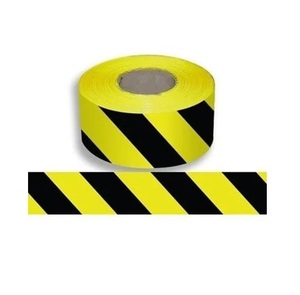 Cinta de Advertencia Amarilla y Negra de Alta Calidad, Personalizada, de 100 m de Largo, para Embalaje - Product Image 1