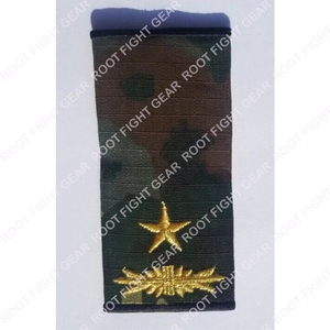 Épaulettes d'uniforme d'Albanie personnalisées brodées de premier choix, insignes de grade, écussons d'épaule sur mesure - Product Image 5