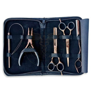 QORVEX INSTRUMENTS Outil d'application d'extensions de cheveux en acier inoxydable - Kit complet d'outils pour extensions de cheveux - Product Image 3