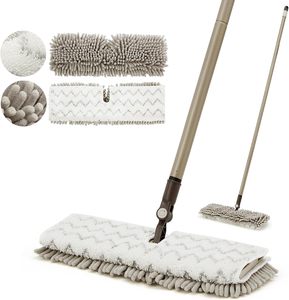 Serpillère Commerciale en Coton Robuste pour Nettoyage Humide, Manche Long, Réutilisable, Industrielle, Auto-essorage, en Aluminium - Product Image 1