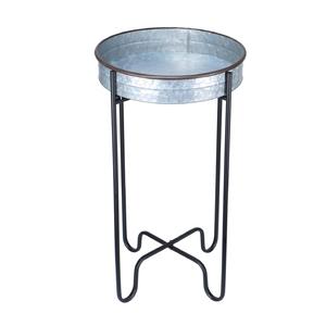 Support pour plantes avec plateau galvanisé - Product Image 2