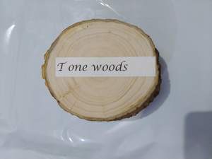 Posavasos Redondos de Madera Hechos a Mano de Lujo, Rebanadas de Corteza Natural de 3 Pulgadas para Uso en el Hogar y la Cocina - Product Image 2