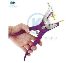 Pinzas Aplicadoras de Etiquetas para Orejas Reutilizables de Alta Calidad con Diseño Personalizado, Acabado Satinado, Etiquetas para Orejas de Oveja, Instrumentos Quirúrgicos Veterinarios KAHLU - Product Image 1