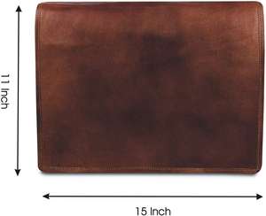 Sac bandoulière élégant en cuir marron pour les voyages et le travail, ajustement confortable, sangle d'épaule réglable, compartiment principal spacieux, emplacement pour téléphone - Product Image 5