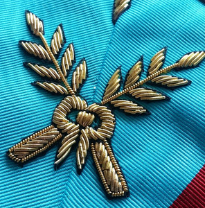 Music Master - Offcer Collar - AASR Badge magnétique simple et tendance avec perles brodées à la main - Product Image 3