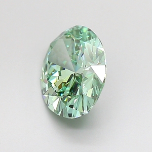 Diamant de laboratoire ovale taille brillant 1,4 carat vert vif fantaisie VVS2 avec certificat IGI, couleur D-F, clarté VVS-VS, personnalisable - Product Image 2