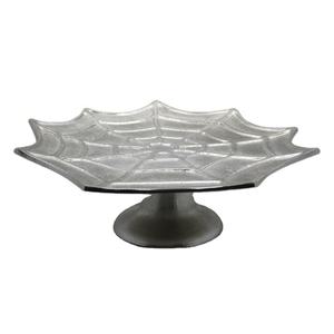 Décoration de mariage Présentoir de gâteau de mariage en aluminium enduit d'argent rugueux de qualité supérieure - Product Image 1