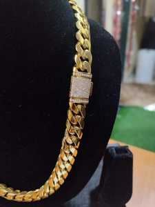 สร้อยคอผู้หญิงประดับเพชรโมอิสซาไนต์แท้ สไตล์ฮิปฮอป สำหรับงานหมั้น ทำจากเงินแท้ชุบทองคำขาวและโรสโกลด์ - Product Image 3