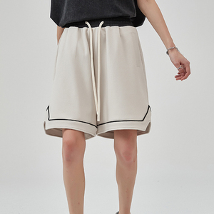 Summer New Style Fashion Contrast Color Casual Baggy Cotton <b>Shorts</b> Sport Basketball <b>Shorts</b> Men - Product Image 5