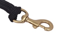 Corde de plomb solide en poly pour chevaux Nylon durable au toucher doux avec longueur personnalisée et laiton massif modifiable ou zinc lourd
