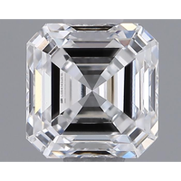 Diamantes Sueltos Pulidos de Laboratorio con Certificación IGI de Excellent Corporation, Corte Esmeralda Cuadrado, 1.54CT, Color D, Claridad VS1, Cultivados por CVD/HPHT, Color India