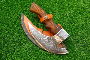 Cortador de Pizza Estilo Vikingo de Alta Calidad, Acero con Alto Contenido de Carbono, Mango de Madera Negra, Hecho a Mano, Regalo de Cocina, Garantía de 3 Años para Él y Ella - Product Image 5
