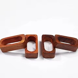 Ensemble d'anneaux de serviette en bois artisanal, accent de table naturel pour mariage, banquet, restaurant, hôtel, célébration, décoration de repas - Product Image 6