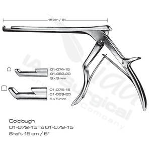 Pinza Kerrison para Huesos, Modelo Ferris Smith, Instrumento Quirúrgico para Columna Vertebral, Manual, Alta Calidad, Certificado CE para Hospitales - Product Image 3