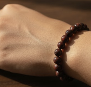 Handmade AAA Bloodstone Round Bead Bracelet – Polished Gemstone Stretch Bracelet <b>for</b> <b>Men</b> & Women - Product Image 2