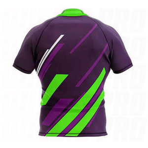 Maillot de rugby personnalisé 100 % polyester, respirant, pour équipe de football, avec logo d'équipe personnalisé, sublimation - Product Image 4